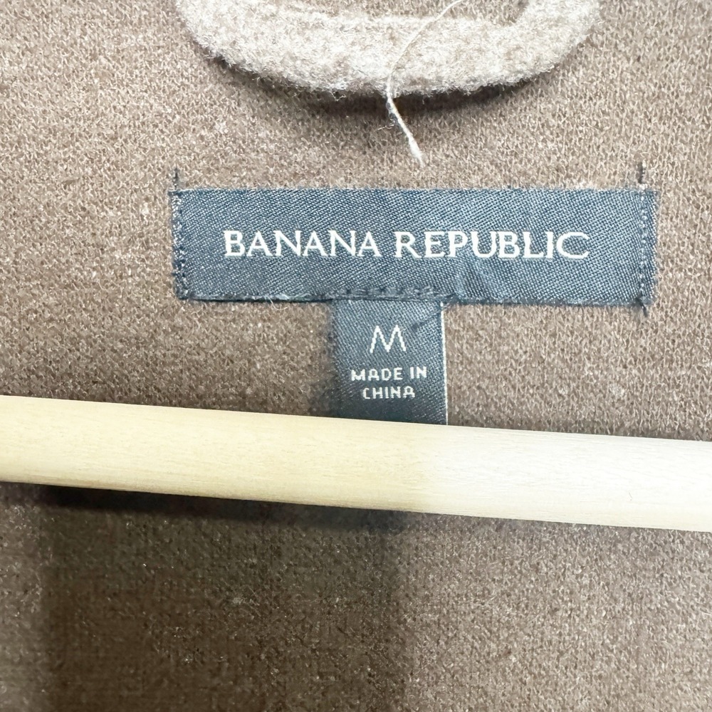 Banana Republic Women M Shacket Brown Equestrian Chore Barn Jacket Old Money - Picture 7 of 7